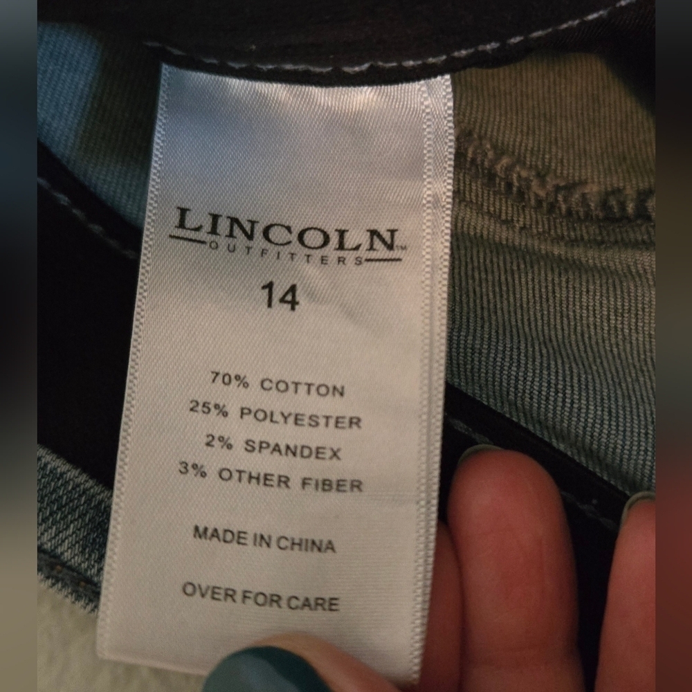 Lincoln Outfitters Straight Leg Jeans Size 14 - Picture 5 of 5